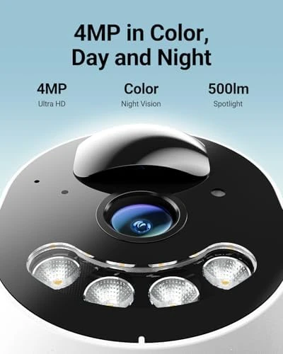 Cellular Security Camera with Solar Power and 360-Day Data — Security Camera, ZDSIOT