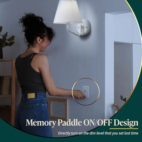 Digital Dimmer Paddle Light Switch — Smart Switch, TOPGREENER