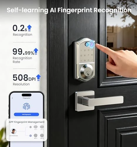 Fingerprint Smart Door Lock — Smart Lock, Veise