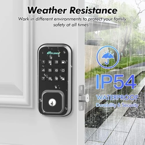 Keyless Entry Door Lock with Digital Keypad and Built-in WiFi — Smart Lock, Zylenor