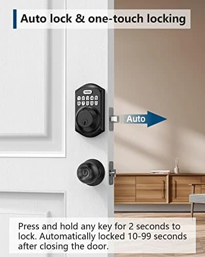 Keyless Entry Door Lock with Keypad — Smart Lock, TEEHO