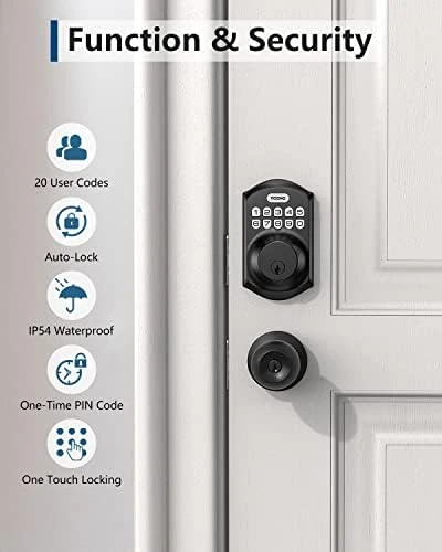 Keyless Entry Door Lock with Keypad — Smart Lock, TEEHO