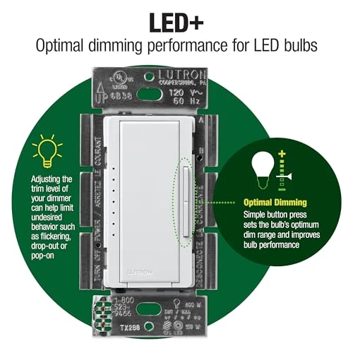 LED+ Dimmer Switch — Smart Switch, Lutron
