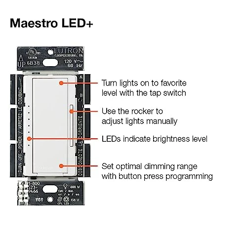 LED+ Dimmer Switch — Smart Switch, Lutron
