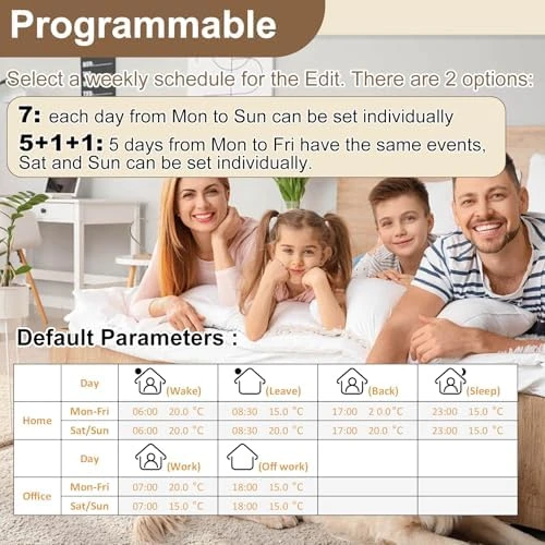 Programmable Thermostat for Electric Radiant Floor Heating — Smart Thermostat, HEATIT