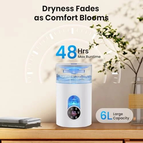 Quiet Top Fill Cool & Warm Mist Humidifier — Humidifier, GloryAir