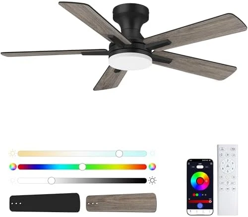 Smart Ceiling Fan with Lights — Smart Fan, GentleBreeze