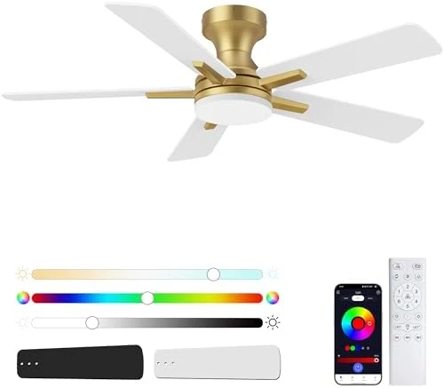 Smart Ceiling Fan with Lights — Smart Fan, GentleBreeze