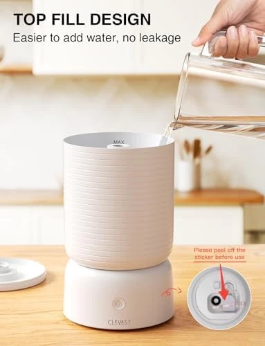Smart Cool Mist Humidifier with Essential Oil Diffuser — Humidifier, CLEVAST
