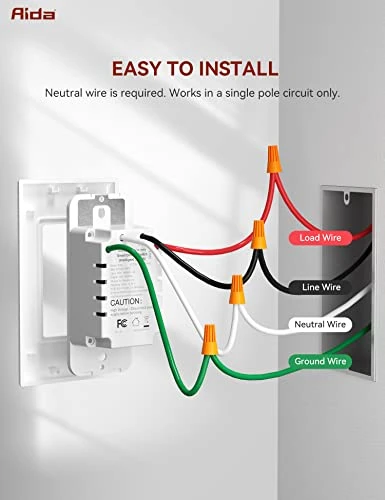 Smart Dimmer Light Switch — Smart Switch, AIDA