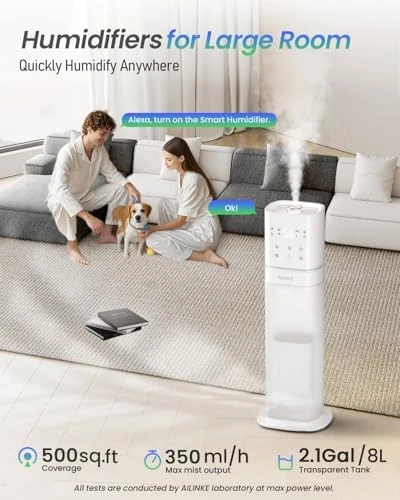 Smart Humidifier for Large Room — Humidifier, AILINKE