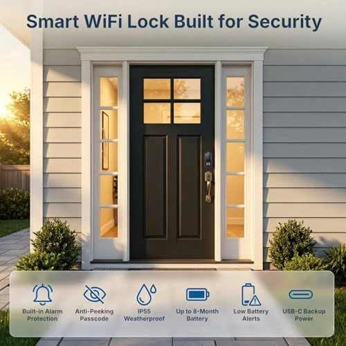 Smart Lock with Fingerprint and Keyless Entry — Smart Lock, RUIKANG POWER