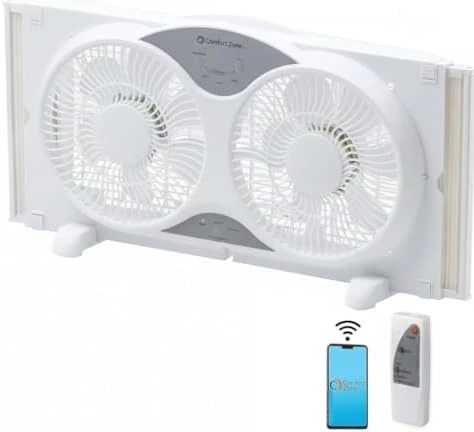 Smart Reversible Twin Window Fan — Smart Fan, Comfort Zone