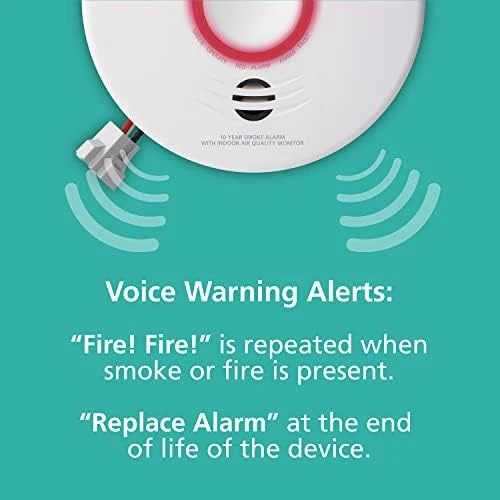 Smart Smoke Detector and Indoor Air Quality Monitor — Air Quality Monitor, Kidde