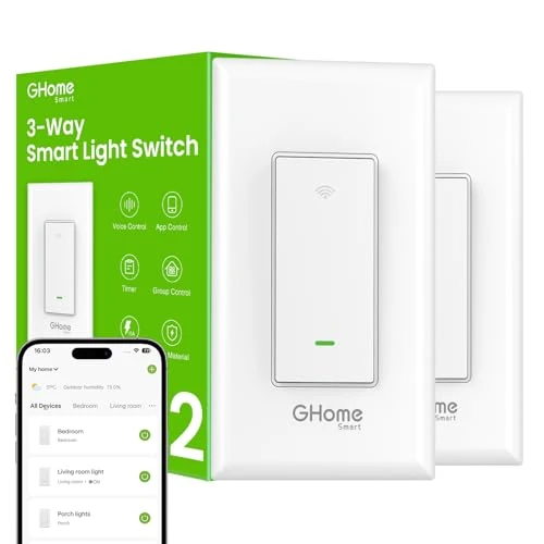 Smart Switch, 3 Way Light Wi-Fi Switch — Smart Switch, GHome Smart
