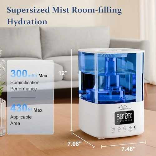Smart Top Fill Cool Mist Humidifier — Humidifier, Azaeahom