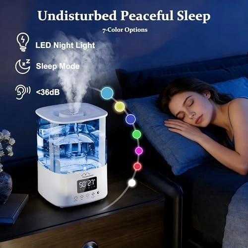 Smart Top Fill Cool Mist Humidifier — Humidifier, Azaeahom