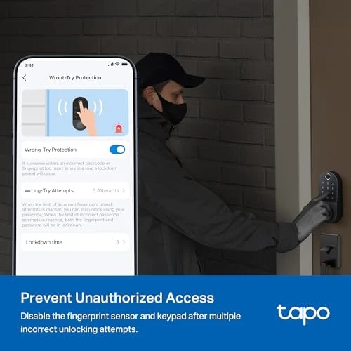 Smart Wi-Fi Door Lock, Deadbolt — Smart Lock, Tapo
