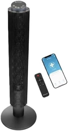 Smart Wi-Fi Oscillating Tower Fan — Smart Fan, Comfort Zone