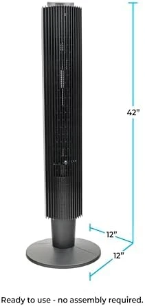 Smart Wi-Fi Oscillating Tower Fan — Smart Fan, Comfort Zone