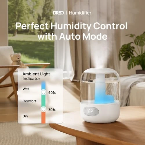 Top Fill Cool Mist Ultrasonic Humidifier — Humidifier, Dreo