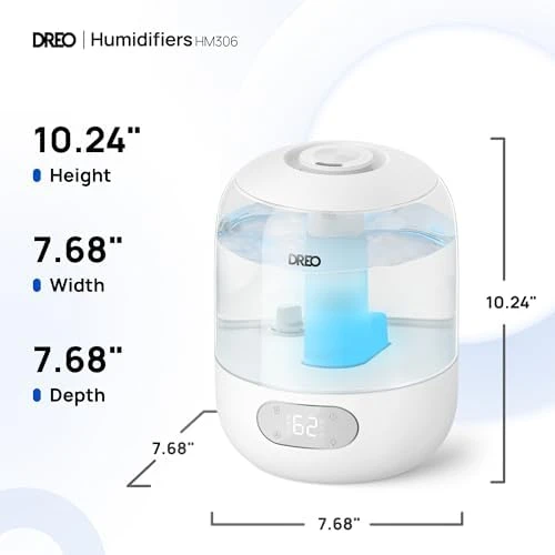 Top Fill Cool Mist Ultrasonic Humidifier — Humidifier, Dreo
