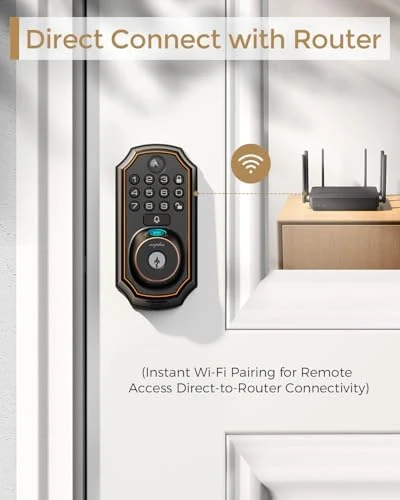 WiFi Video Smart Lock with Camera and Keyless Entry Deadbolt — Smart Lock, Arpha