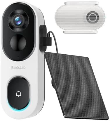 Wireless Doorbell Camera with Solar Panel — Video Doorbell, BOTSLAB