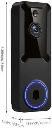 Wireless Wi-Fi Surveillance Camera with Doorbell — Video Doorbell, Crashirano