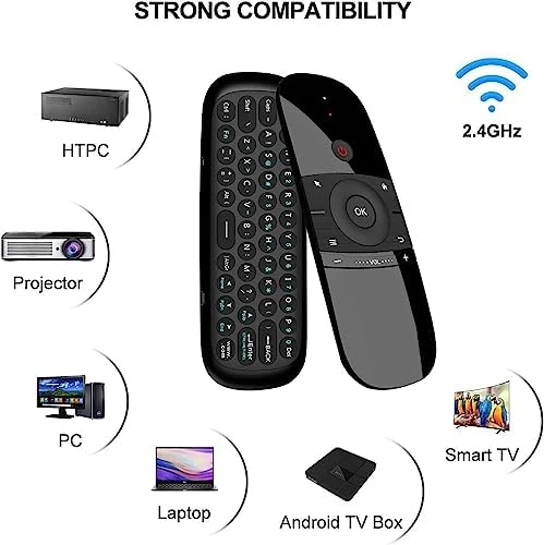 Air Mouse Remote Control with Keyboard — Bluetooth Keyboard, WeChip