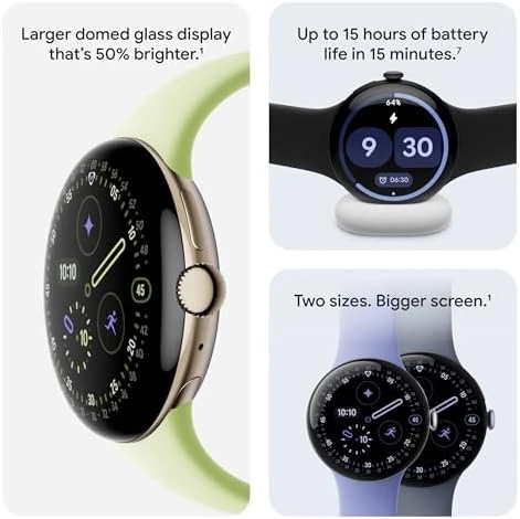 Android Smartwatch with Heart Rate and Sleep Tracking — Smart Watch, Google