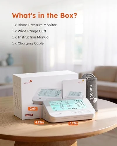 Automatic Upper Arm Blood Pressure Monitor — Blood Pressure Monitor, BBLOVE