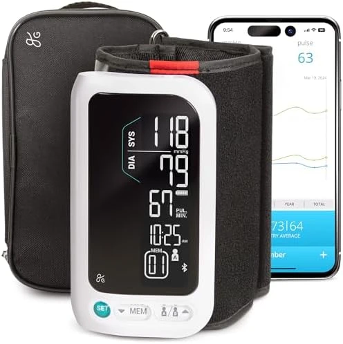 Bluetooth Blood Pressure Monitor with Automatic Upper Arm Cuff — Blood Pressure Monitor, Greater Goods