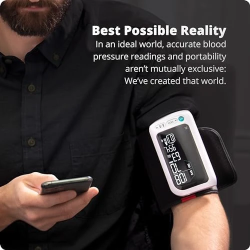 Bluetooth Blood Pressure Monitor with Automatic Upper Arm Cuff — Blood Pressure Monitor, Greater Goods