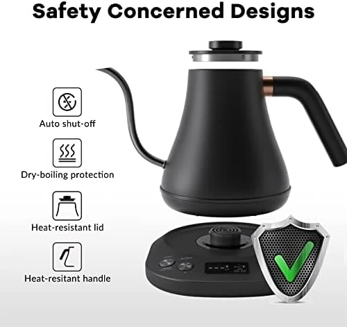 Electric Gooseneck Pour Over Kettle — Electric Kettle, Mecity
