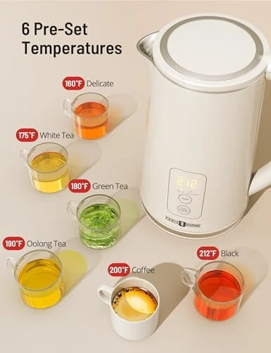 Electric Tea Kettle with Temperature Control and Keep Warm — Electric Kettle, PARIS RHÔNE