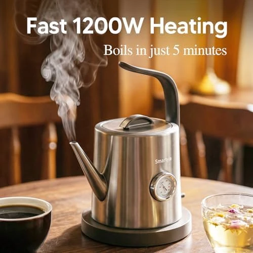 Electric Tea Kettle with Thermometer — Electric Kettle, Smartyle