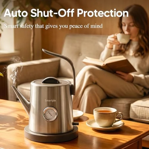 Electric Tea Kettle with Thermometer — Electric Kettle, Smartyle