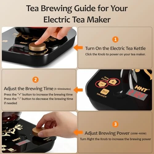 Electric Tea Maker with Infuser — Electric Kettle, HHT