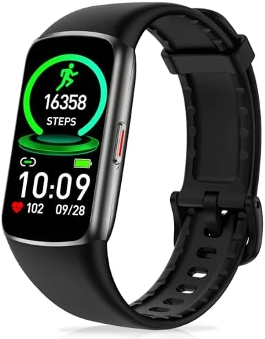 Fitness Tracker with Heart Rate, Blood Oxygen, Sleep Monitor, Sports Modes, Waterproof Step Counter — Fitness Tracker, Zeacool