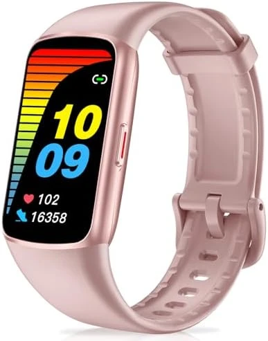 Fitness Tracker with Heart Rate, Blood Oxygen, Sleep Monitor, Sports Modes, Waterproof Step Counter — Fitness Tracker, Zeacool