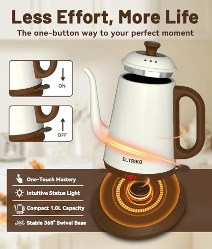 Gooseneck Electric Kettle — Electric Kettle, ELTRIKO