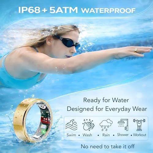 Health & Fitness Tracker Ring — Smart Ring, VIYONA