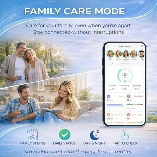 Health & Fitness Tracker Ring — Smart Ring, VIYONA