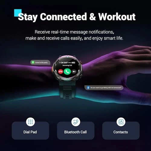 Military Smart Watch for Men — Smart Watch, Blackview