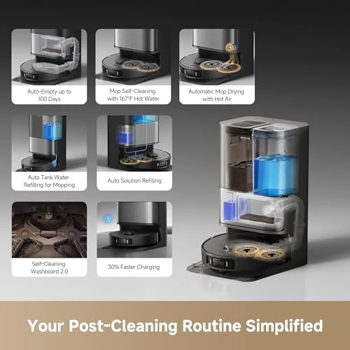 Robot Vacuum and Mop Combo — Robot Vacuum, Dreame