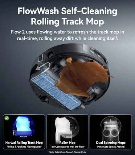 Robot Vacuum and Mop Combo — Robot Vacuum, Narwal