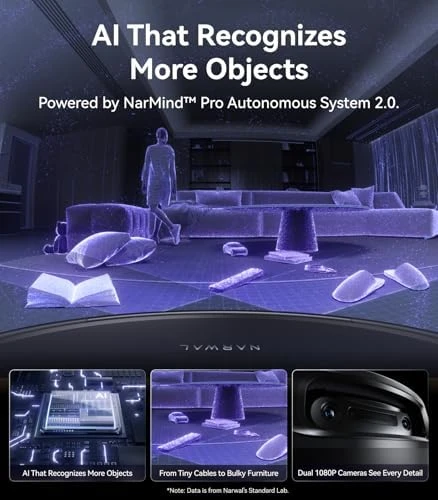 Robot Vacuum and Mop Combo — Robot Vacuum, Narwal