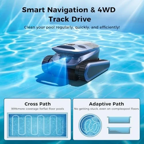 Robotic Pool Cleaner — Robot Vacuum, QGeeM