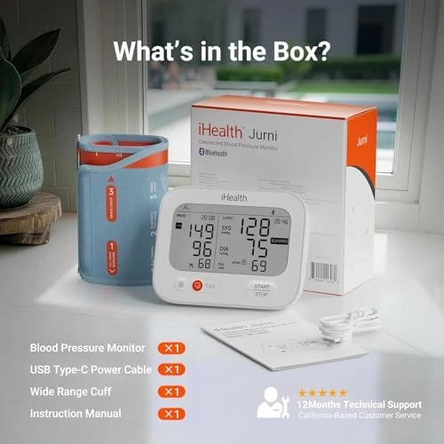 Smart Blood Pressure Monitor for Home Use — Blood Pressure Monitor, iHealth